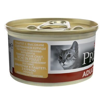 Корм вологий для дорослих кішок Purina Pro Plan Adult Курка, 85 г