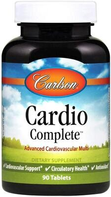 Кардіо комплекс Carlson Labs Cardio Complete, 90 таблеток