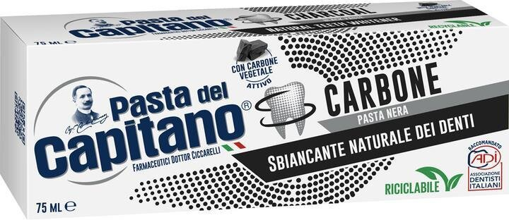 Зубна паста Pasta del Capitano Charcoal з активованим вугіллям, 75 мл