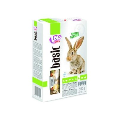 Корм повнораціонний Lolo Pets для кроликів, 500 г