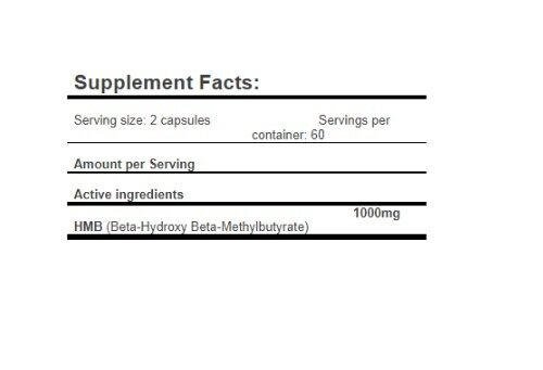 Гідроксиметилбутират Amix Nutrition HMB, 120 капсул