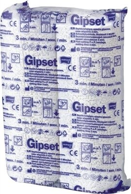 Бинт гіпсовий Matopat Gipset 3 хвилини, 20 см x 3 м, 2 штуки