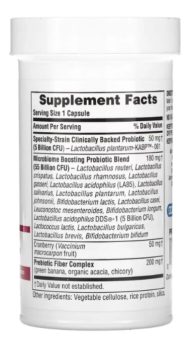 Пробіотик для жінок Nature's Plus Gi Natural Probiotic Women, 30 капсул