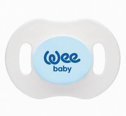 Набір пустушок силіконових Wee Baby День-ніч №2, ортодонтичні 6-18 місяців, 2 шт
