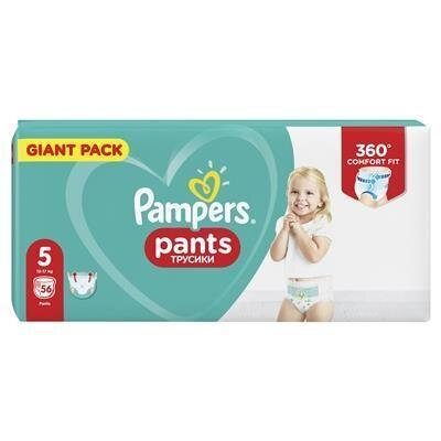 Підгузки-трусики Pampers Pants дитячі розмір 5, 12-17 кг, 56 шт