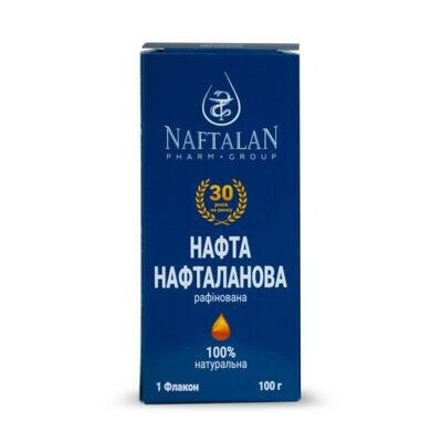 Нафта нафталанова Naftalan Pharm Group рафінована, 100 г