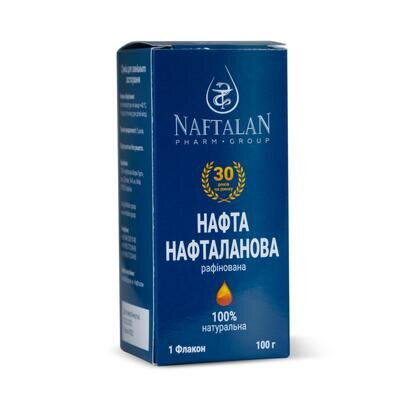 Нафта нафталанова Naftalan Pharm Group рафінована, 100 г