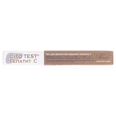 Тест-система Cito Test Гепатит С HCV для визначення вірусу гепатиту С в крові, 1 штука