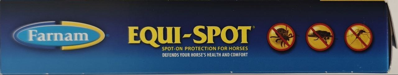 Краплі-репелент Farnam Equi-Spot від усіх видів комах та кліщів для коней, 6 тюбиків по 10 мл