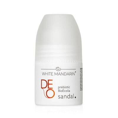 Дезодорант кульковий White Mandarin DEO Sandal натуральний, 50 мл