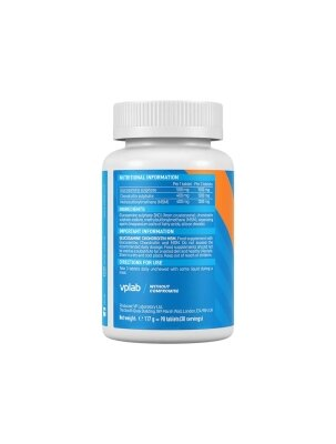 Глюкозамін, хондроітин і MSM VPLab Glucosamine Chondroitin MSM, 90 таблеток