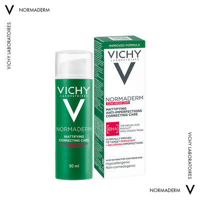 Засіб для обличчя Vichy Normaderm матуючий для комплексної корекції проблемної шкіри, 50 мл
