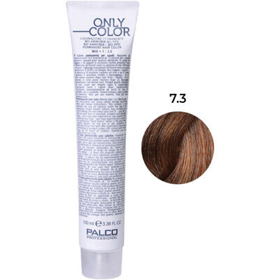 Крем-фарба для волосся Palco Professional Only Color безаміачна № 7.3 блонд золото, 100 мл