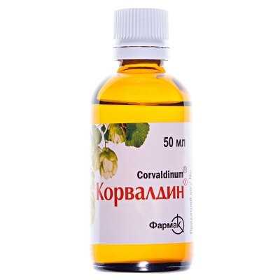 Корвалдин краплі ор. по 50 мл у флак.
