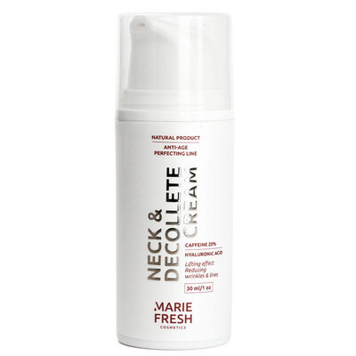 Крем-ліфтинг для зони декольте Marie Fresh з кофеїновим комплексом, 30 мл
