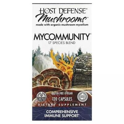 Грибний комплекс Fungi Perfecti Mushrooms Comprehensive Immune Support, 120 капсул