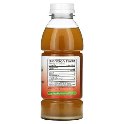Яблучний оцет Dynamic Health Apple Cider органічний необроблений, 473 мл
