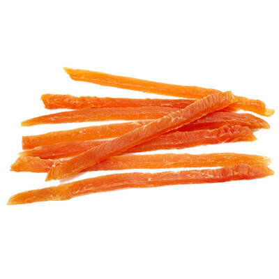Ласощі для собак Wanpy Soft Chicken Jerky Strips в'ялені курячі смужки, 100 г