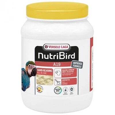 Молоко Versele-Laga NutriBird A19 для пташенят великих папуг, 800 г