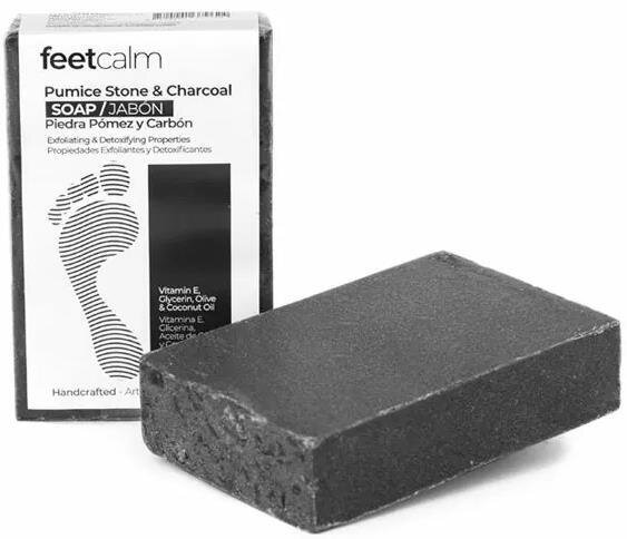 Мило-пемза Feetcalm з активованим вугіллям, 80 г