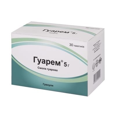 Гуарем гранули по 5 г №30 у пак.
