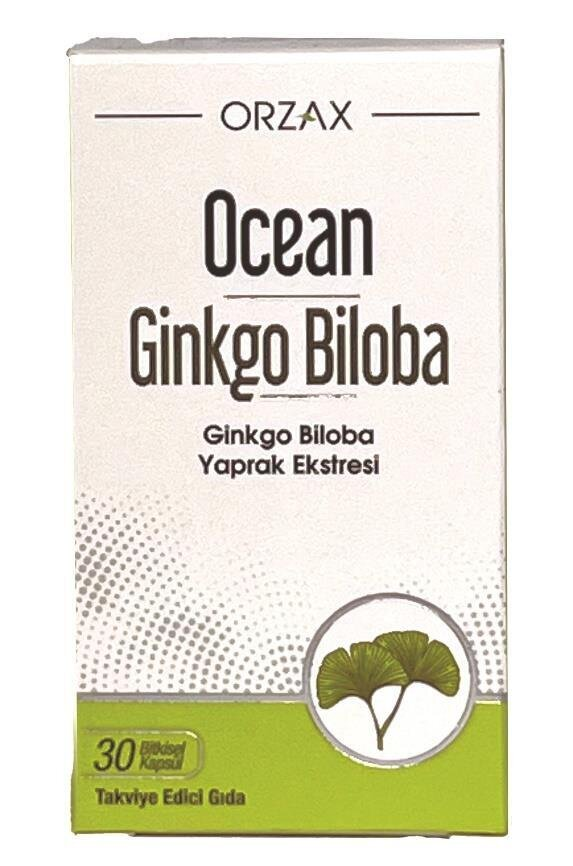Гінкго Білоба Orzax Ocean Ginkgo Biloba, 30 капсул