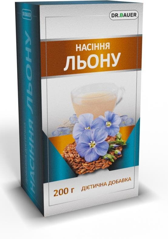 Льону насіння Dr. Bauer по 200 г у пач.
