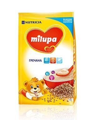 Каша молочна Milupa гречана для дітей з 4 місяців, 210 г