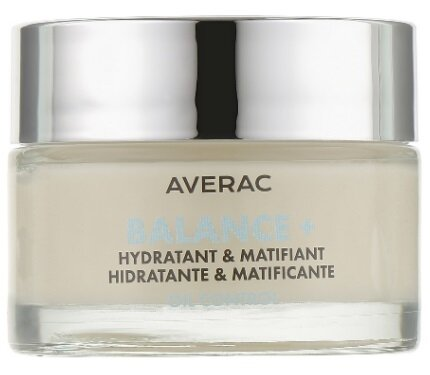 Крем для обличчя Averac Focus Balance+ денний зволожуючий та матуючий для жирної шкіри, 50 мл