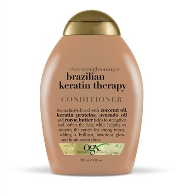 Кондиціонер Ogx Brazilian Keratin Smooth Розгладжуючий для зміцнення волосся, 385 мл