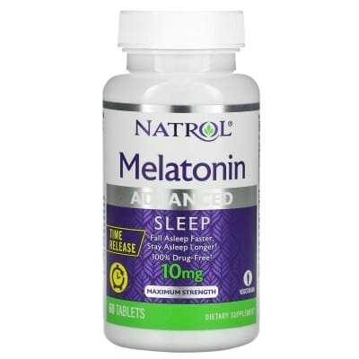 Мелатонін Natrol Melatonin Anvanced Sleep 10 мг, 60 таблеток