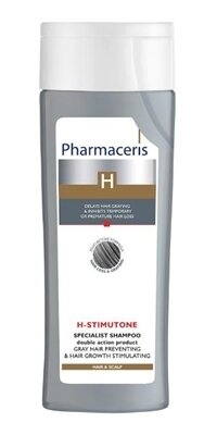 Шампунь Pharmaceris H H-Stimulone специалізований подвійної дії від посивіння та для стимуляції роста волосся, 250 мл