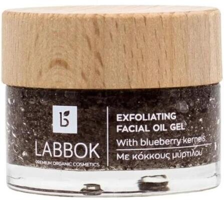 Гель для обличчя Labbok Exfoliating Facial Gel with Blueberry Kernels вiдлущувальний масляний з гранулами чорниці, 50 мл