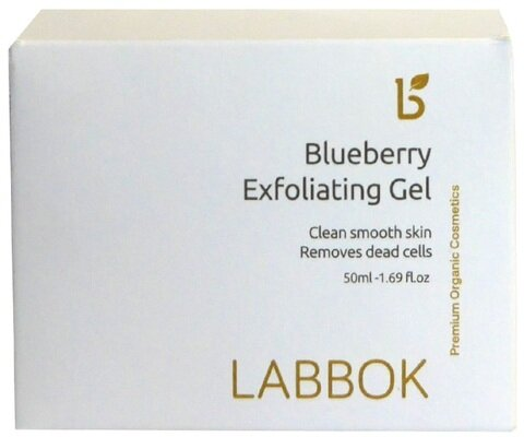 Гель для обличчя Labbok Exfoliating Facial Gel with Blueberry Kernels вiдлущувальний масляний з гранулами чорниці, 50 мл