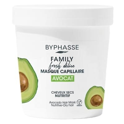 Маска Byphasse Family Fresh Delice для сухого волосся з авокадо, 250 мл