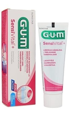 Зубна паста GUM Sensi Vital+, 75 мл