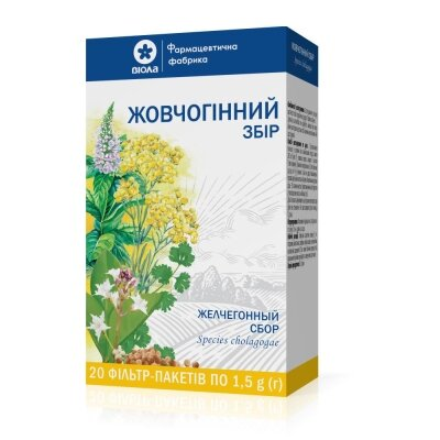 Жовчогінний збір збір по 1.5 г №20 у філ.-пак.