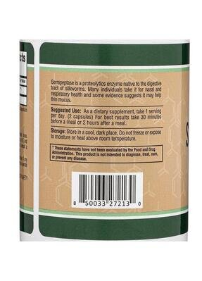 Серрапептаза Double Wood Serrapeptase Proteolytic Enzyme 240 000 SPU, 120 капсул
