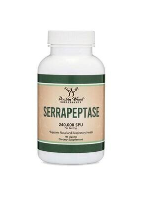 Серрапептаза Double Wood Serrapeptase Proteolytic Enzyme 240 000 SPU, 120 капсул
