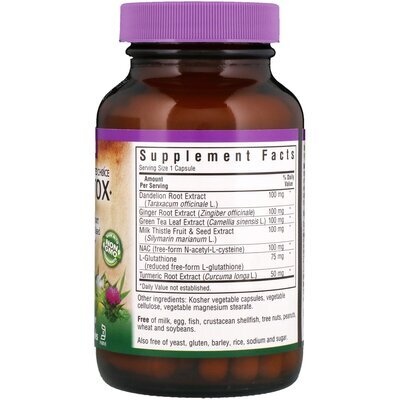 Комплекс для детоксикації печінки Bluebonnet Nutrition Targeted Choice Liver Detox капсули №60