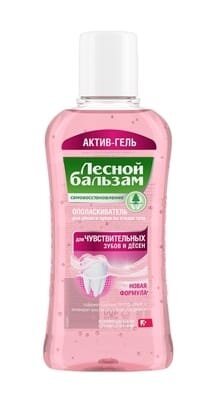 Ополіскувач для порожнини рота Лісовий Бальзам для чутливих зубів і ясен, 400 мл