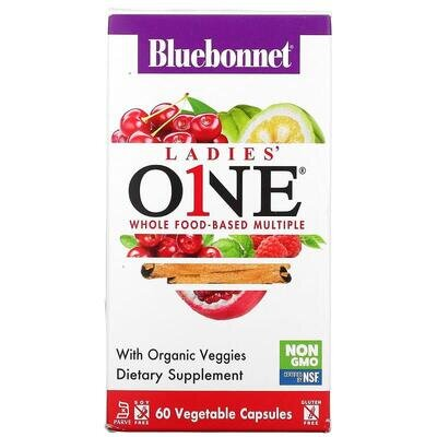 Мультивітаміни для жінок Bluebonnet Nutrition Ladies One капсули №60