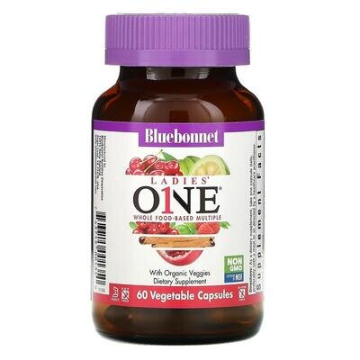 Мультивітаміни для жінок Bluebonnet Nutrition Ladies One капсули №60