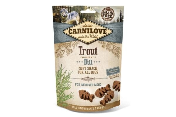 Ласощі для собак Carnilove Semi Moist з фореллю та кропом, 200 г