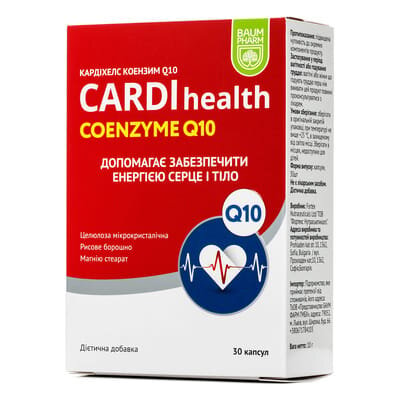 Кардіхелс Коензим Q-10 Baum Pharm капсули №30