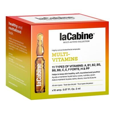 Висококонцентровані ампули для обличчя La Cabine Multivitamins мультивітамінні, 10 шт х 2 мл