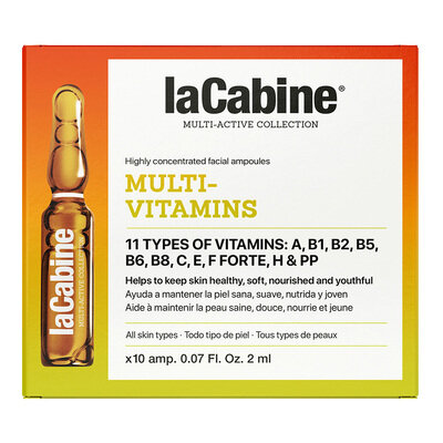 Висококонцентровані ампули для обличчя La Cabine Multivitamins мультивітамінні, 10 шт х 2 мл
