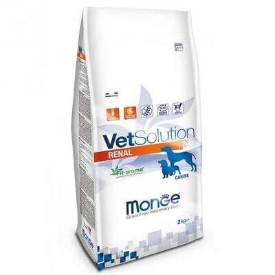Корм сухий Monge Dog VetSolution Renal Canine для собак всіх порід при нирковій недостатності, 2 кг