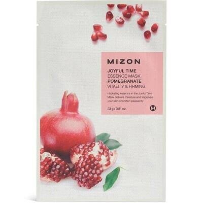 Маска тканинна для обличчя Mizon Joyful Time Essence Mask Pomegranate з екстрактом гранату, 23 г