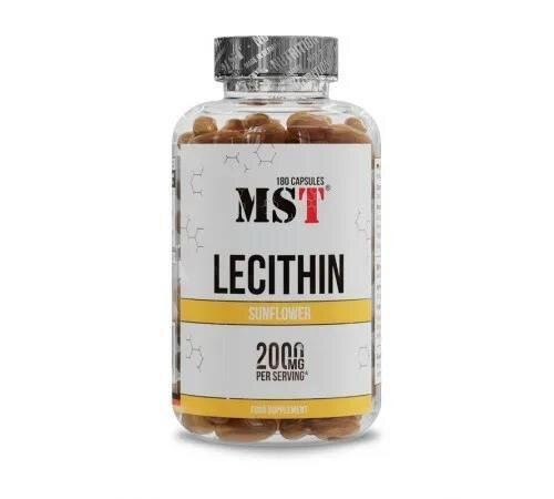 Лецитин MST Nutrition Lecithin Sunflower 2000 мг, 180 капсул